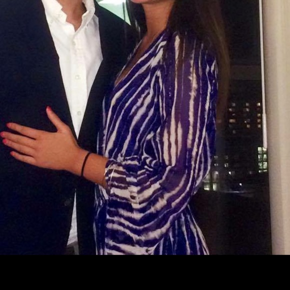 Dresses & Skirts - Navy & White Long Sleeve Romper